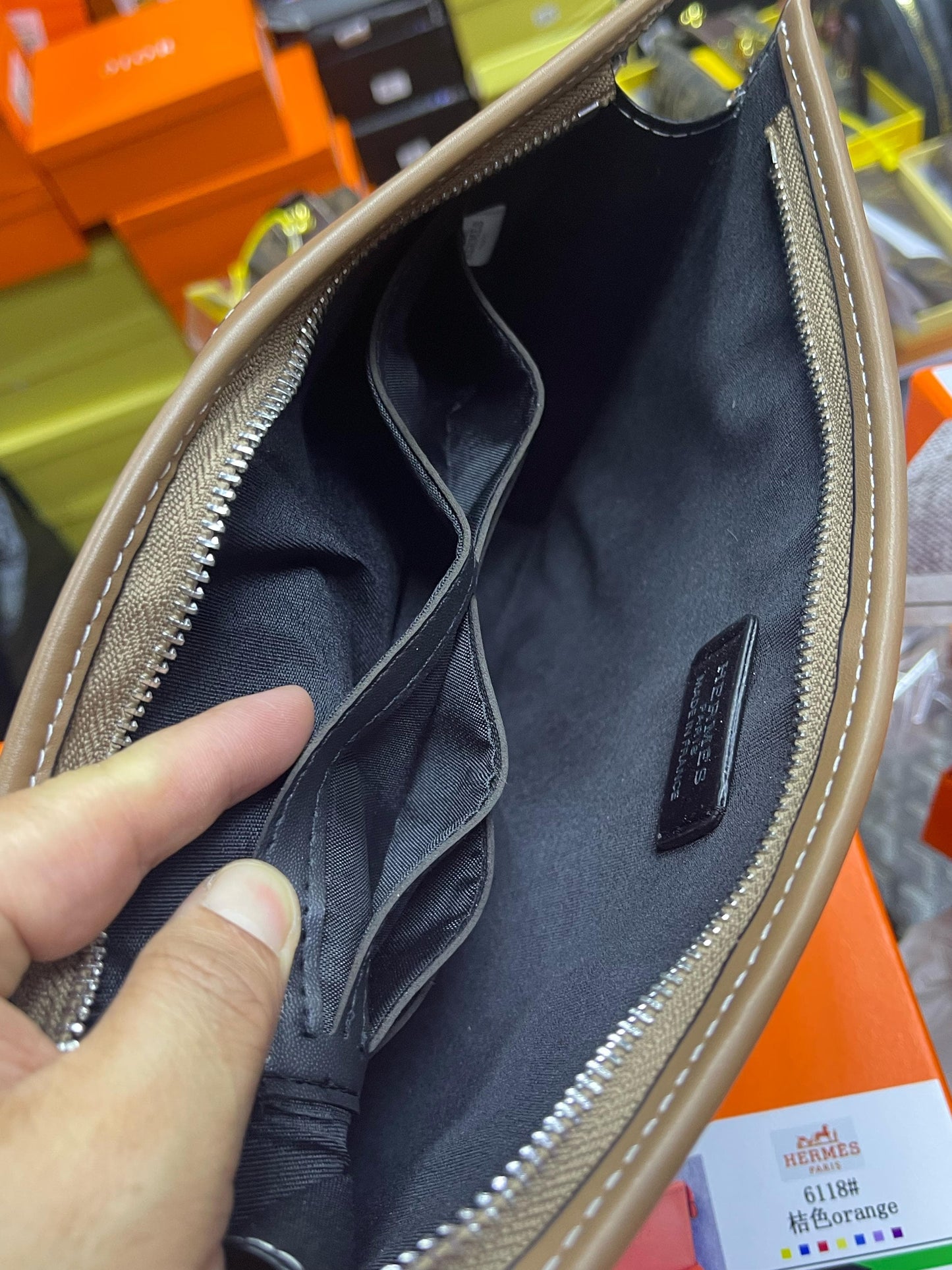 Hermes clutch bag
