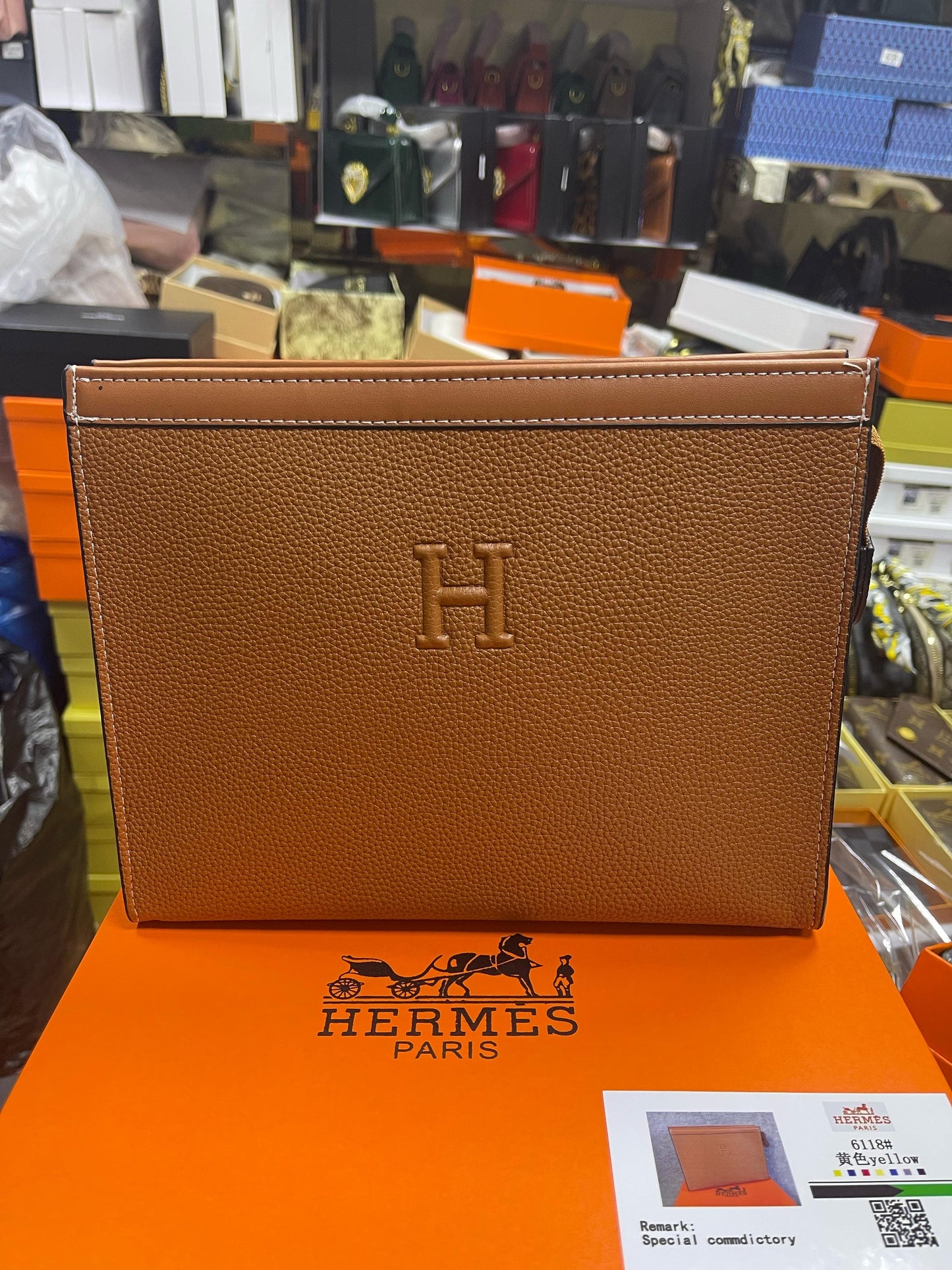 Hermes clutch bag