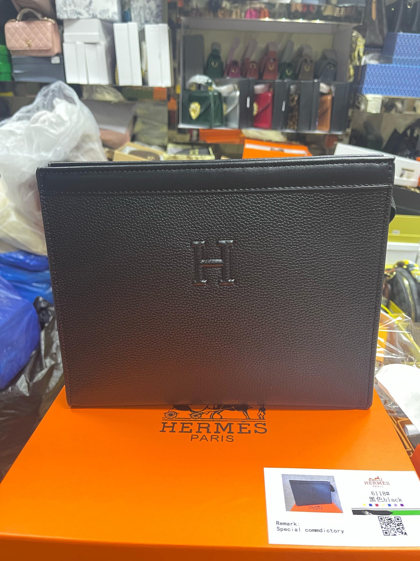 Hermes clutch bag