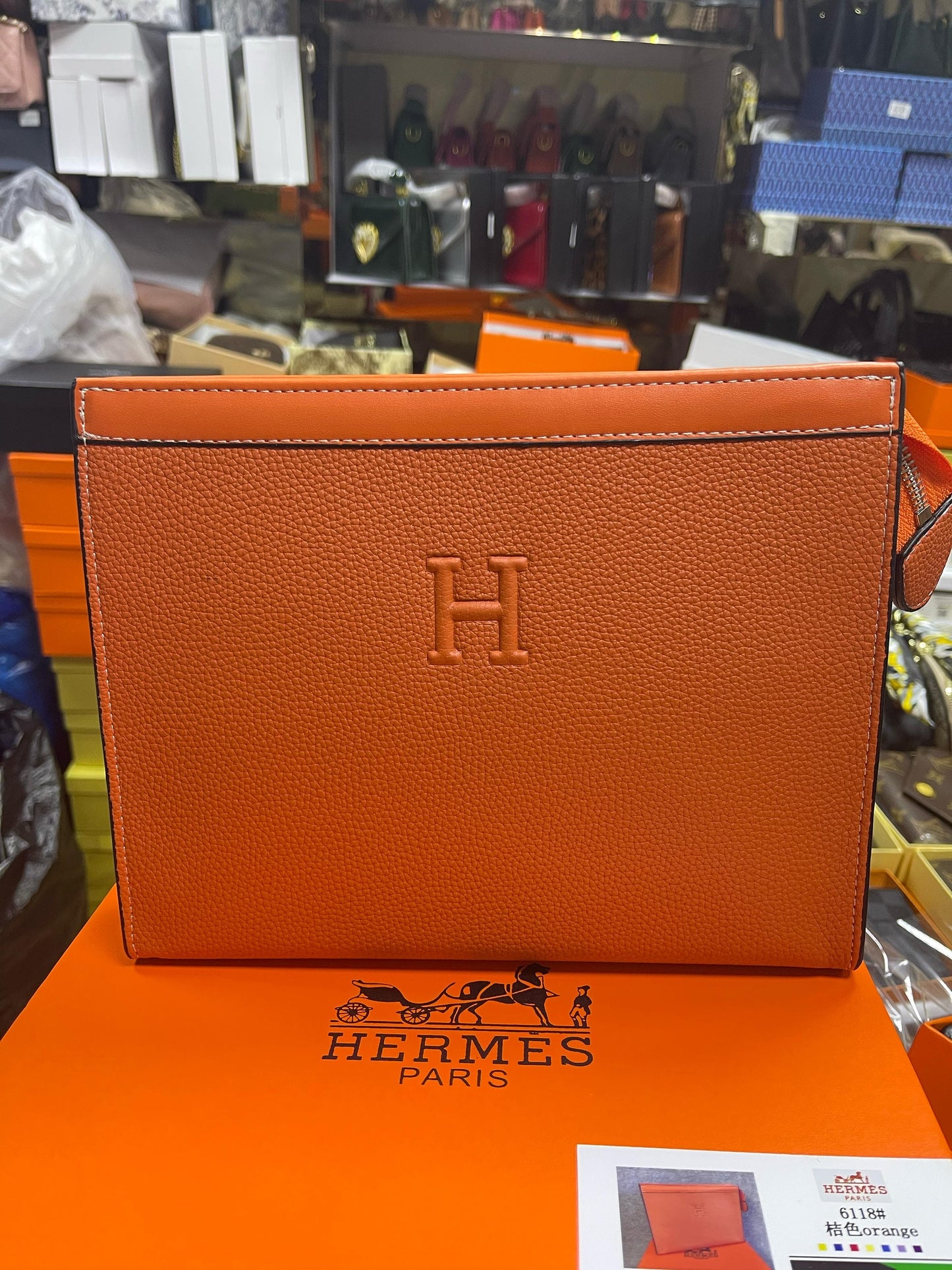 Hermes clutch bag