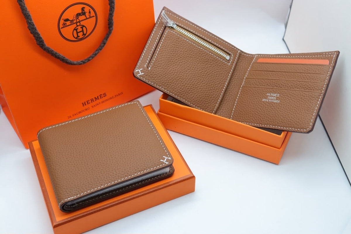 Zip-Pocket Bifold Wallets