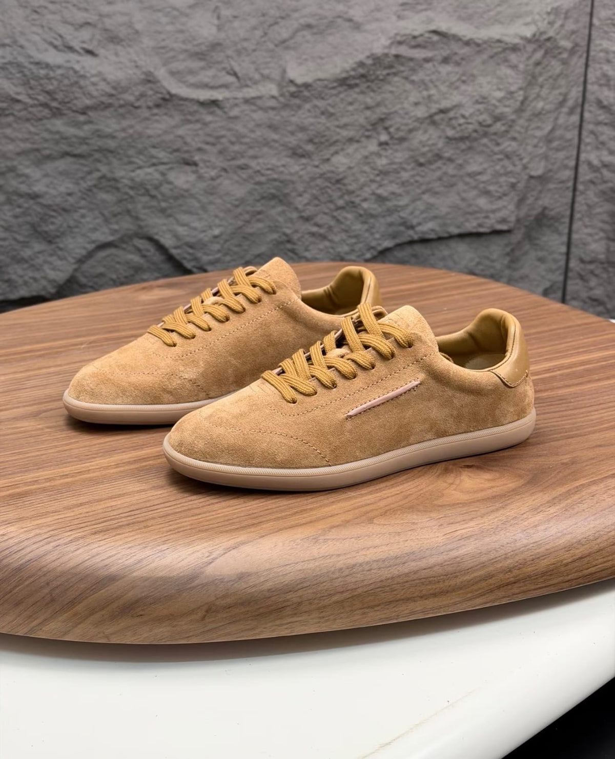 Zegna Low-Profile Heritage Suede & Leather Low-Top Sneakers