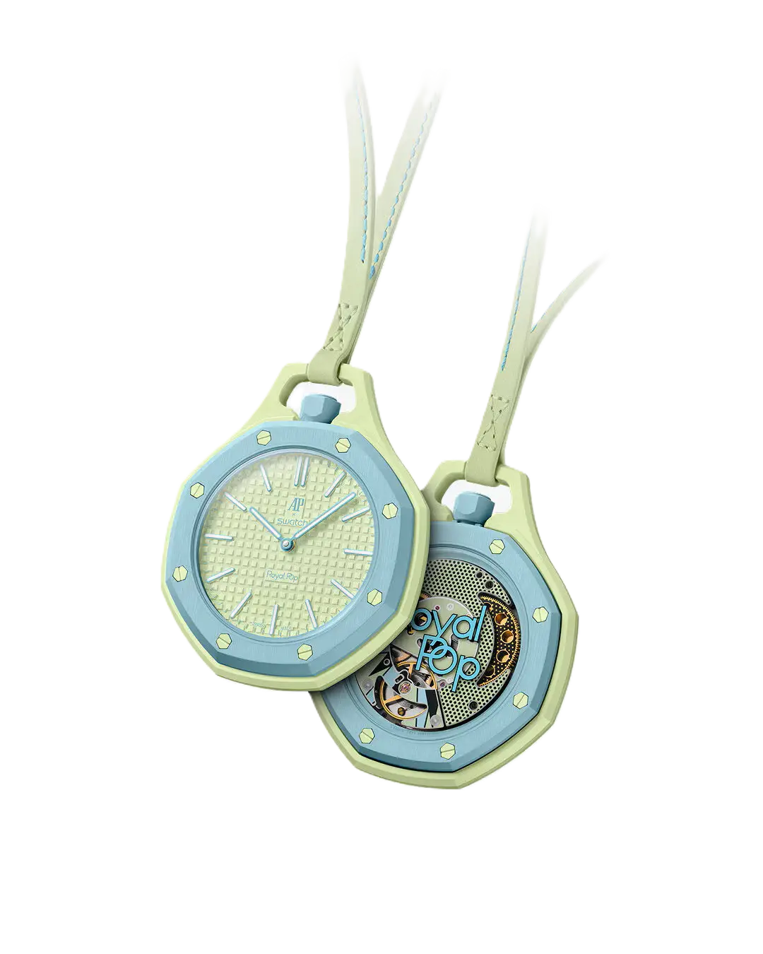Royal Pop Octagon Automatic Pendant Watch (Super Master Edition)