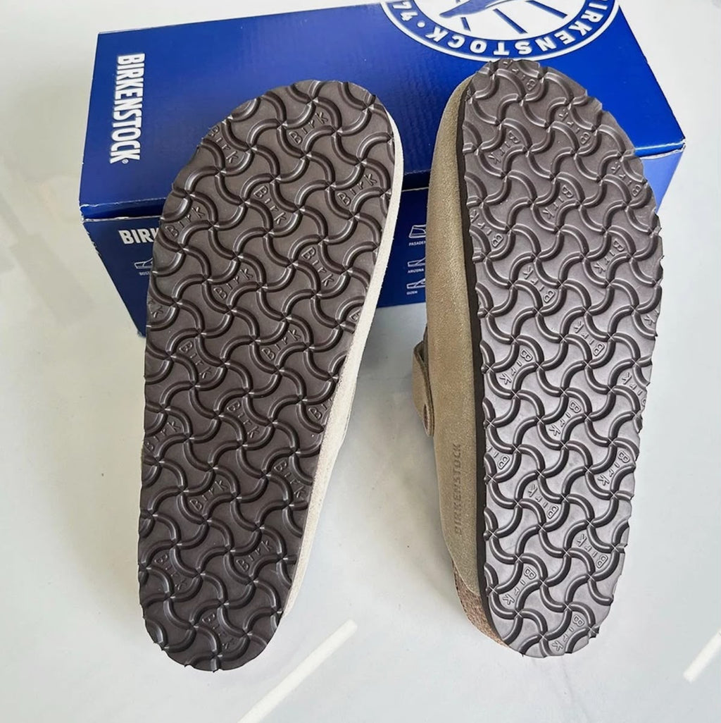 Birkenstock, Arizona suede soft bed