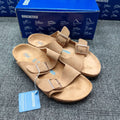 Birkenstock, Arizona suede soft bed